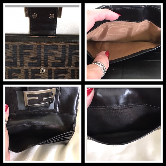 💝SOLD💝FENDI Zucca Buckle Wallet - Picture 5 of 8